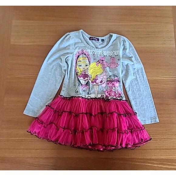 Tempted Girls Tutu Dress Size 6 Used, READ DESCRIPTION - Picture 1 of 10